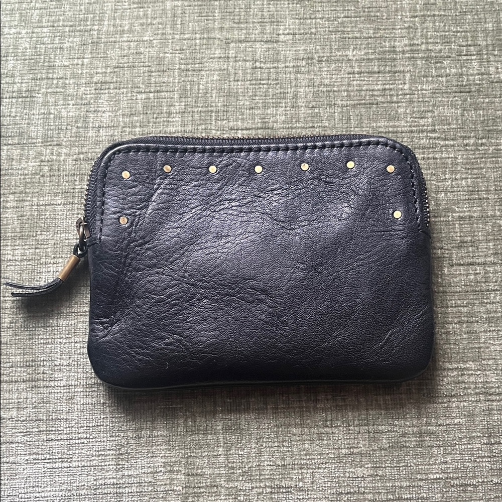 Madewell Black Leather Logo Patch Interior